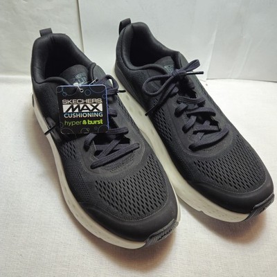 Skechers Gogo Mat Black Sz 10   Hyper Burst   Max Cushioning   220694   NEW