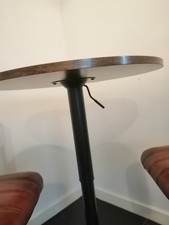 3-Piece bistio Bar Table and Stools Set, Industrial Breakfast Bar Set kitchen 