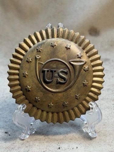 Civil War Era U.S. Regiment of Riflemen M1814 Pattern Shako Plate US