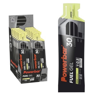 POWERBAR Kohlenhydratgel Fuel 30 Gel Black Line Lemon 30 g Kohlenhydrate 12x50ml