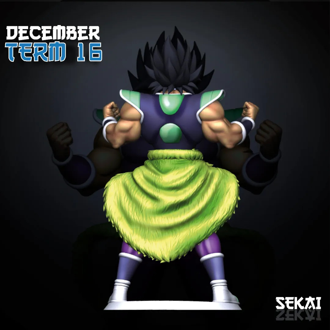 Broly (Super) - Unassembled and Unpainted Garage Kit - Model Designed by Sekai3D