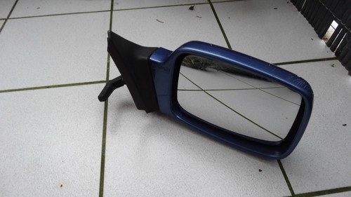Original Ford Escort Mk 4 IV Seitenspiegel Spiegel rechts Blau Rückspiegel