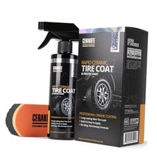 CERAKOTE Rapid Ceramic Tire Coat   Showroom New Tire Shine   Deep Tire Black