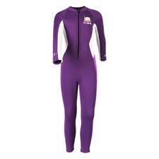 Girls Wetsuit Full Body Neoprene Thermal Swimsuit 2.5MM For Kids Long RLKX
