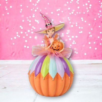 12.5'' MOD Pumpkin Queen Halloween Decor  *SHIPS WITHIN 10 DAYS* NEW 2025