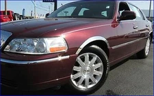 FOR 2003-2011 Lincoln Town Car Chrome Stainless Steel  Fender Trim Molding