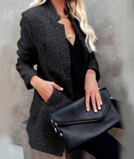Stylish Black Trench Coat