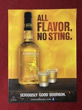 Evan Williams Honey Reserve Bourbon 2013 Print Ad - Great To Frame!