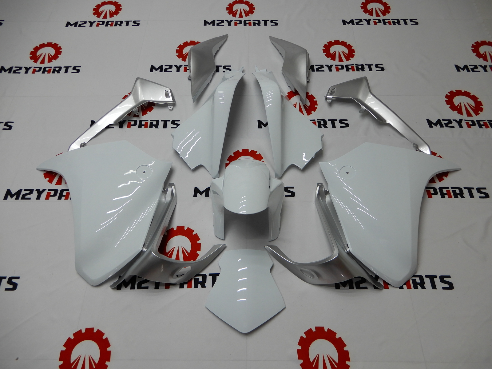 Honda VFR1200 2010-2013 Motorcycle Fairings Bodywork in White Silver