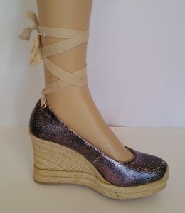 pink boutique wedges