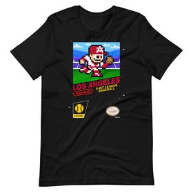 Los Angeles Angels LA Baseball Jersey 8-bit Nintendo NES Retro Vintage T-Shirt