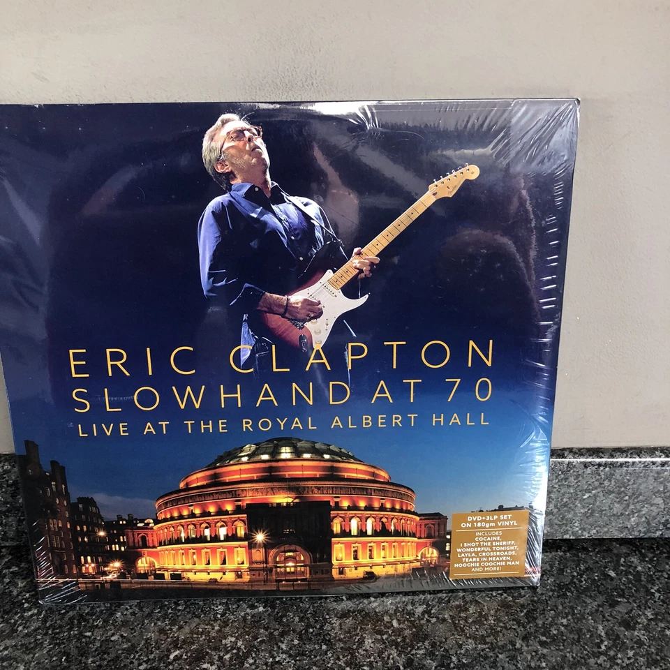 TRIPLE LP DVD ERIC CLAPTON SLOWHAND AT 70 LIVE AT THE ALBERT HALL SEALED - Image 2 of 4