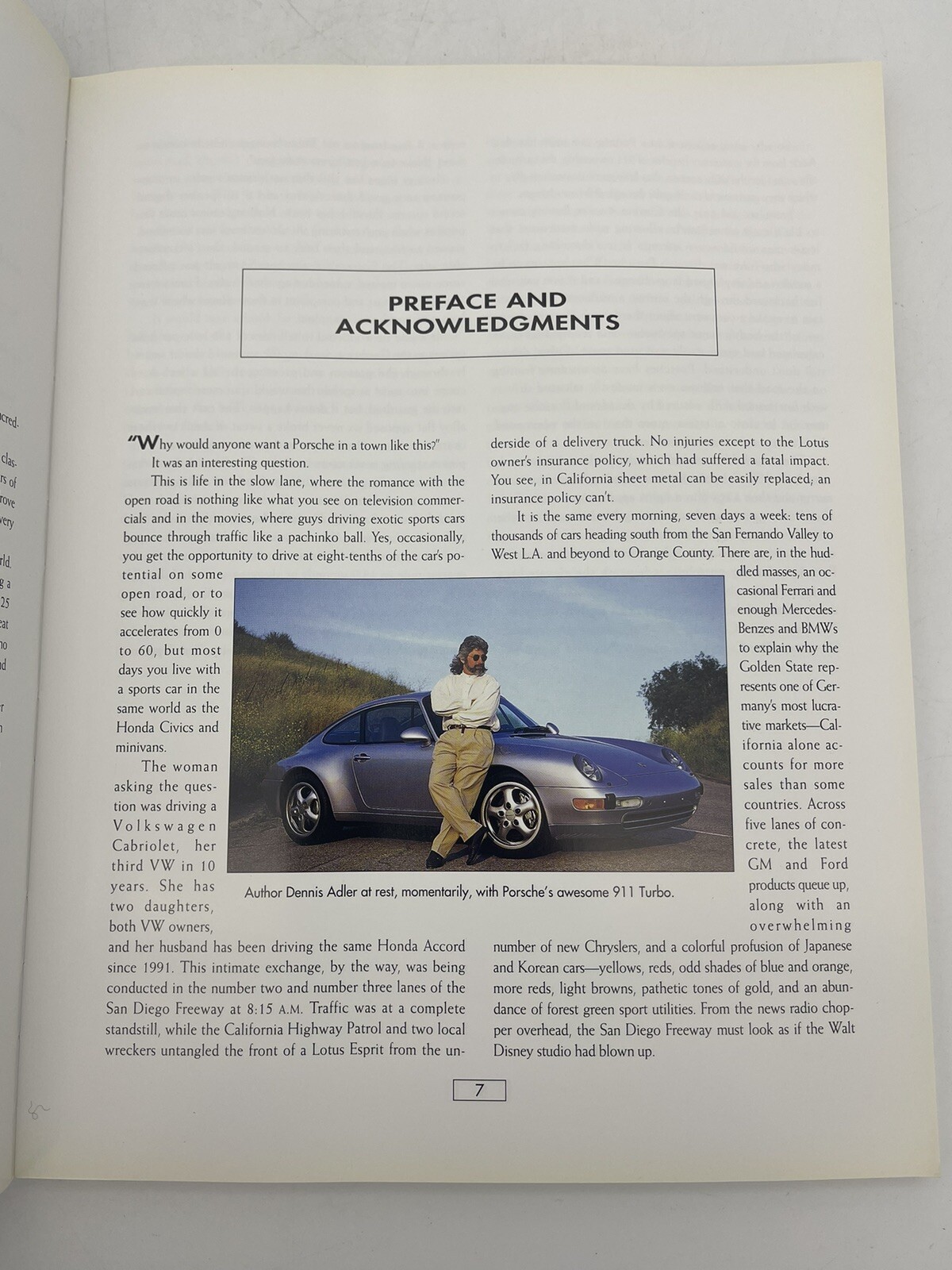 Porsche 911 Road Cars Book by Dennis Adler 1998 Fast Shipping LK