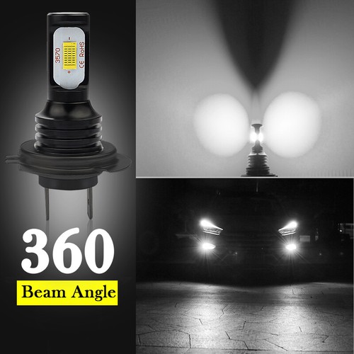 Pair H7 LED Headlight Bulbs Kit High/Low Beam 6000K For TOYOTA CELICA 1999-2005 - Foto 7 di 11