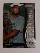 2019-20 Panini Prizm Tim Duncan NBA Finalists - San Antonio Spurs, #5