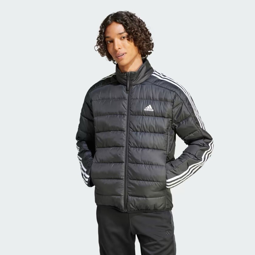 adidas 別注　ストライプジャケット Size 2XL- Adidas Men's Essentials 3-Stripes Light Down Jacket