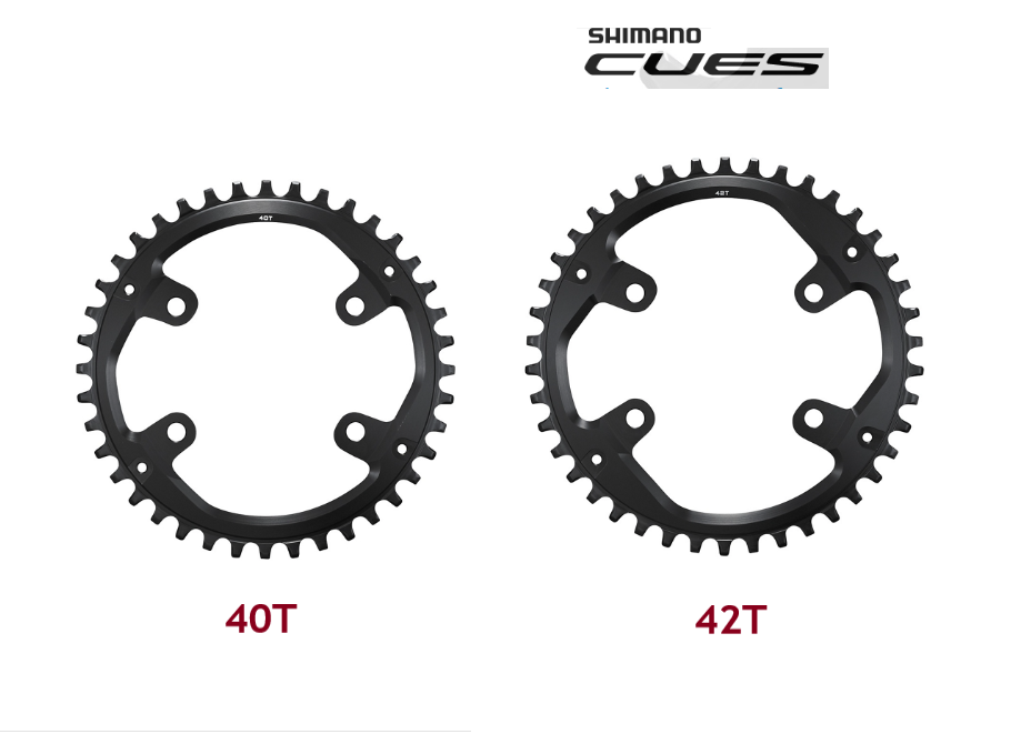 SHIMANO CUES 1x11/10/9 speed Chainring 40T 42T for FC-U8000-1 | eBay