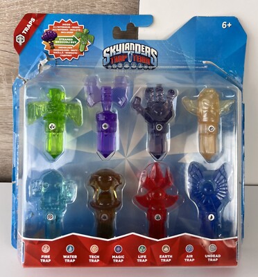 Skylanders Trap Team 8er Fallen Set aus Sammlungsauflösung gebraucht exklusive