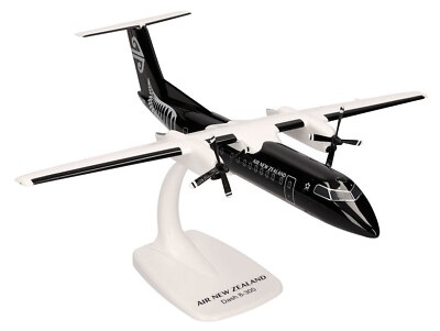 Air New Zealand - All Blacks - DHC-8-300 - 1:100 - Herpa Snap-Fit 614252 Dash