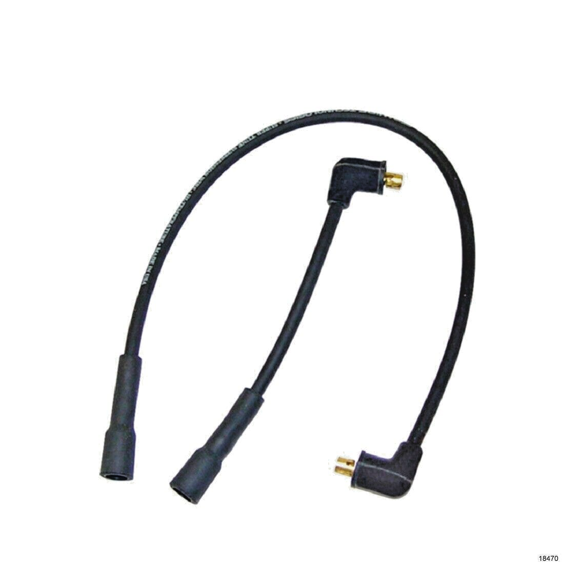 HARLEY Spark Plug Wire Kit Black FLT FLHT FLHR FL 82-96 MOROSO USA