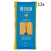 12X De Cecco Pasta Tripoline N°3 Nudeln 100% Italienisch 500G