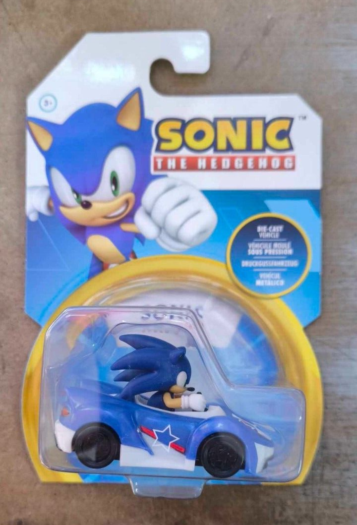 SONIC THE HEDGEHOG DIE-CAST VEHICLE SONIC