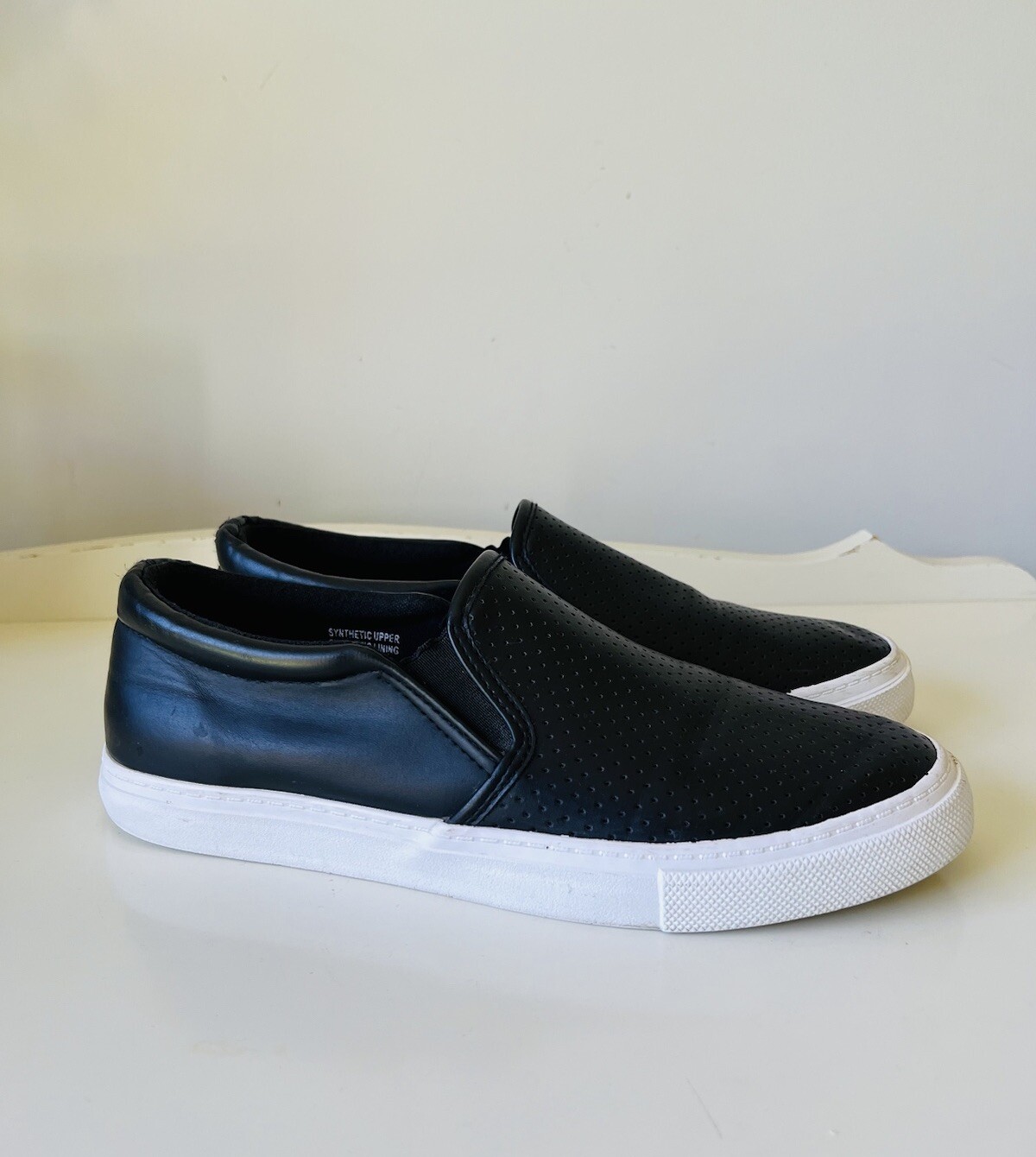 ZIERA Women’s Black Slip On Sneaker Super Support Comfort Shoe Size AUS 8 EU 39 eBay