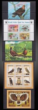 1994 - 2001 AZERBAIJAN BIRDS RAPTOR AQUILA DUCKS PHEASANTS OWLS WWF NEVER HINGED