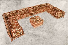 Orientalische Sitzecke, Sark Kösesi 22-tlg. Kelim Sofa, Marokkanisches Sofas