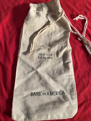 bank of america coin bag