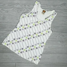 Merrell Green Purple Built In Bra Active Tank Top small work out gym sports