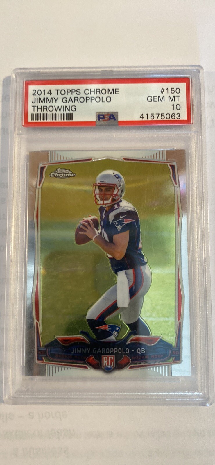 2014 Topps Jimmy Garoppolo #150 PSA 10 GEM MT 🔥🔥🔥