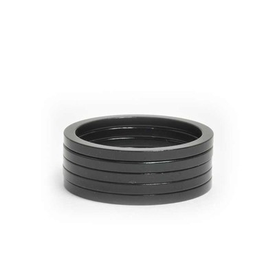Wheels Manufacturing Headset Spacer 1-1/8'' - Aluminum - Black - 5pcs HD0012