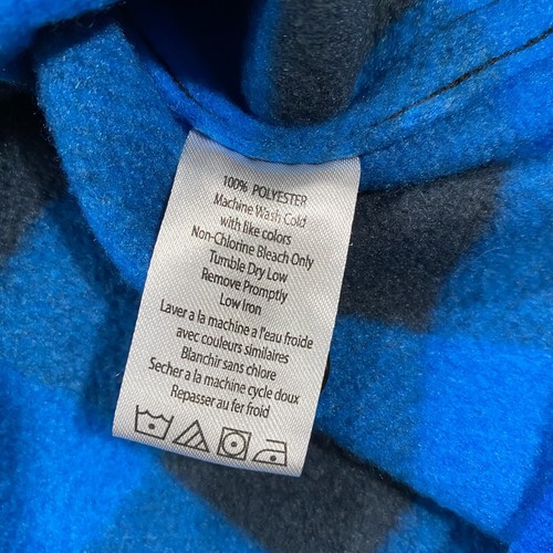 Legendary Whitetails Flannel Shirt Men Large Blue Button Up Shacket Outdoor Soft - Picture 12 of 13