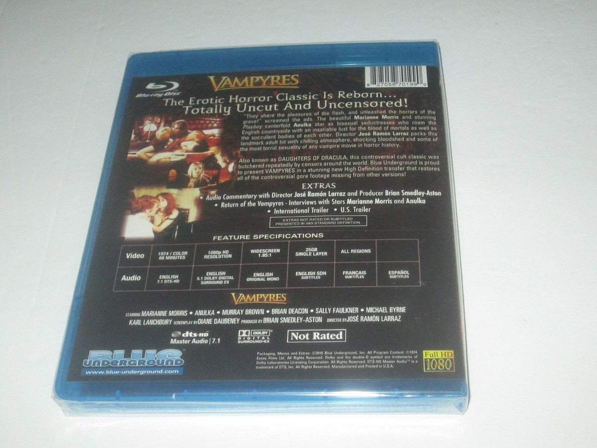 Vampyres 1974 Blu-ray Jose Ramon Larraz OOP RARE 827058701990| eBay