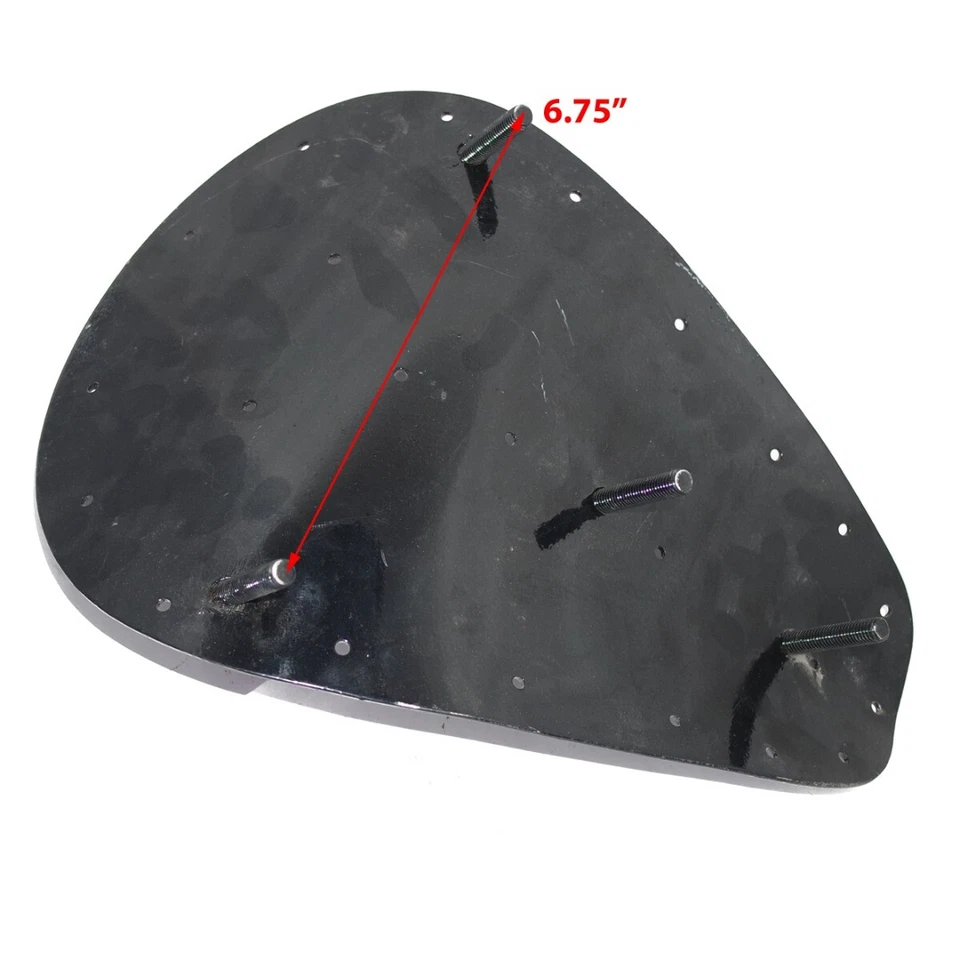 Plaque De Base De Siège Solo Pour Harley Sportster Iron 883 1200 XL Fat Bob Dyna - Photo 3/4