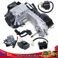 Long Case 150CC GY6 Single Cylinder 4-Stroke Scooter Complete Engine Motor US