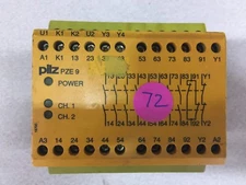 USED PILZ E-STOP SAFETY RELAY PZE 9