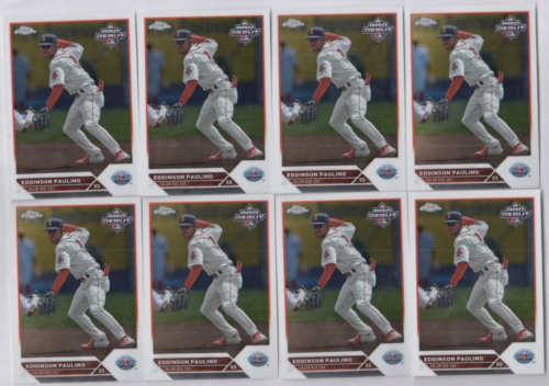 (8) Eddinson Paulino 2023 TOPPS PRO DEBUT CHROME ROOKIE LOT #PDC-155 RED SOX - Picture 1 of 1