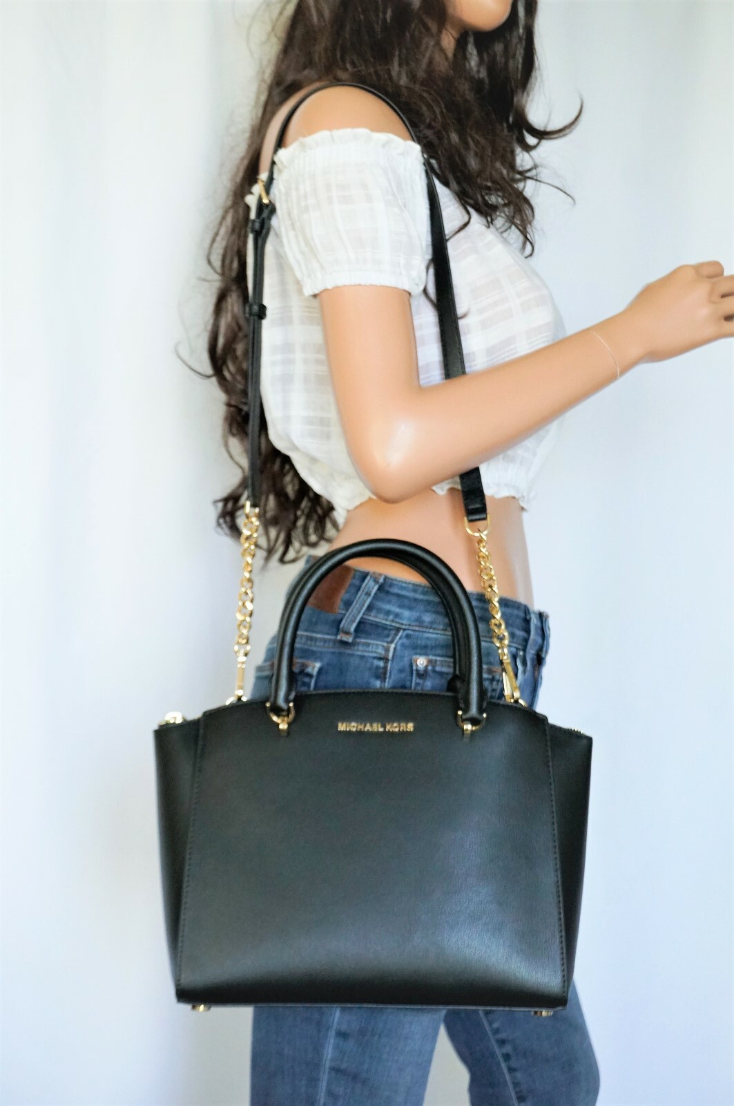 gucci white bolsa small