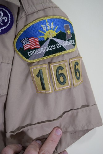 Boy Scout VENTED Quick Dry YOUTH M S/S Soft MICROFIBER Uniform Shirt BSA READ - Picture 3 of 14