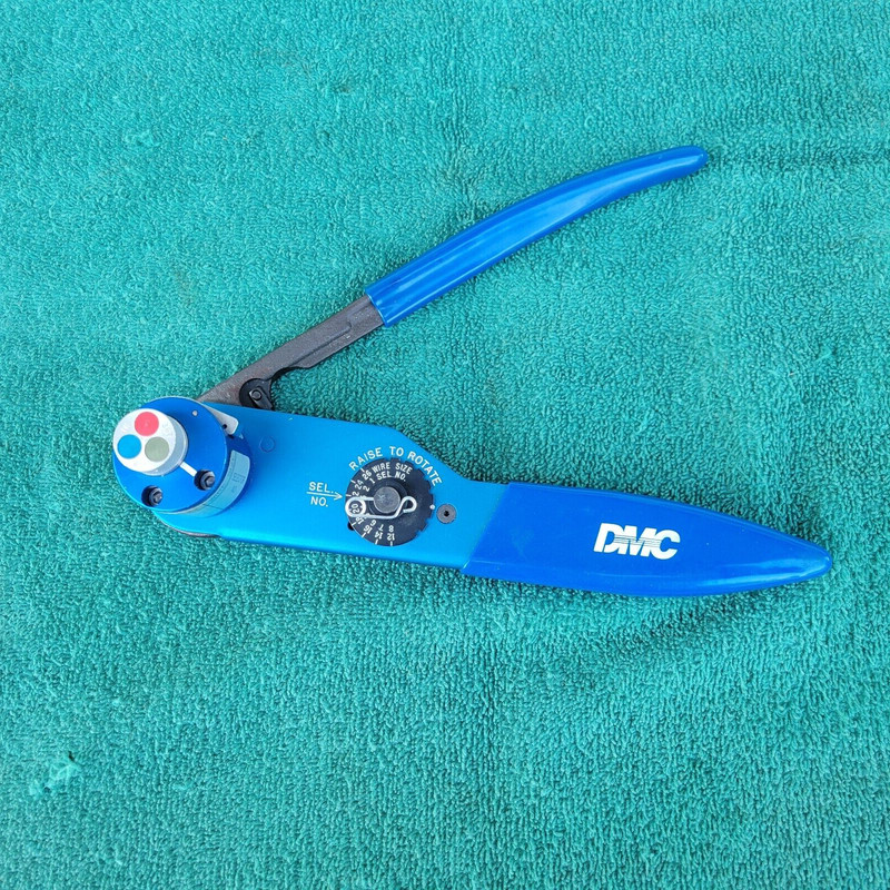 MAC PANNEL MACHINE PIN SOCKET CRIMPER #452200 W/CYCLE RATCHET  TURRET  #452205