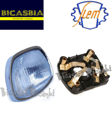 14687 - Front Headlight SIEM With Lamp Holder Vespa 150 GL VLA1T Sprint