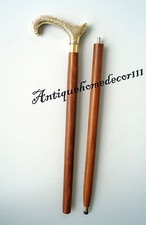 Thanksgiving Solid Brass Designer Handle Wooden Walking Stick Cane 36" Nautical