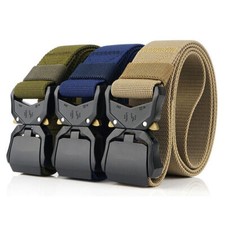 Military Hiking Rigger 1.5" Nylon Tactical Belt Heavy Duty Quick Release Buckle