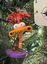 2025 Disney Anxiety Inside Out 2 Christmas Tree Ornament Pixar New w Tag