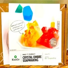 LAST ONE  GREAT GIFT NEW STEM KiwiCo Crystal Ombre Soap Making kit