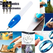 DIY Electric Engraving Engraver Pen Carve Tool , Jewelry Metal Plastic Wood A3US