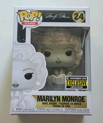 Funko Pop! Marilyn Monroe (Black & White) Entertainment Earth (EE) Exclusive NM 
