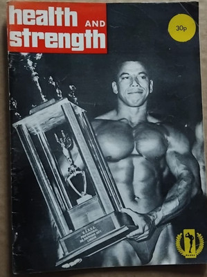 UK mag HEALTH & STRENGTH Feb 1975 - CHRIS DICKERSON/BOYER COE/LEN SELL